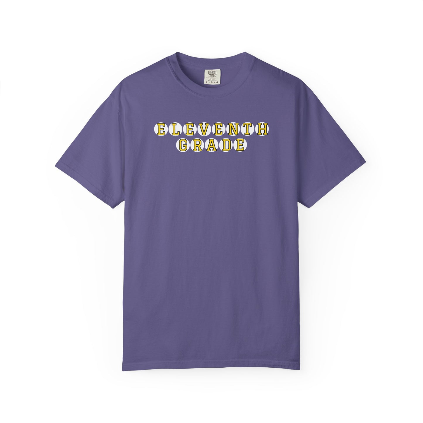 ELEVENTH GRADE YELLOW PLAYER LETTERS T-SHIRT