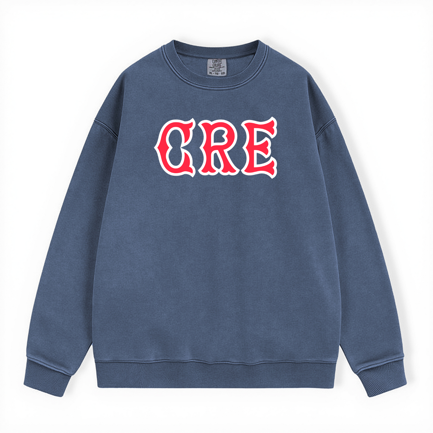 CRE SOX LETTERS CREWNECK