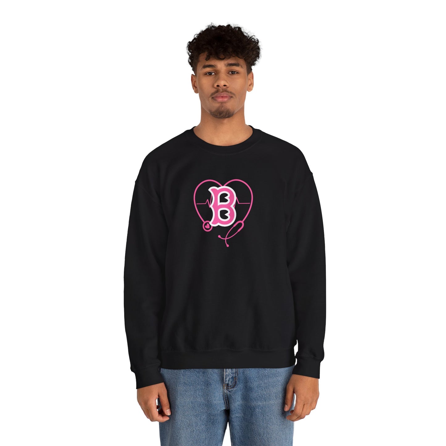 BOSTON BREAST CANCER AWARENESS GILDAN CREWNECK