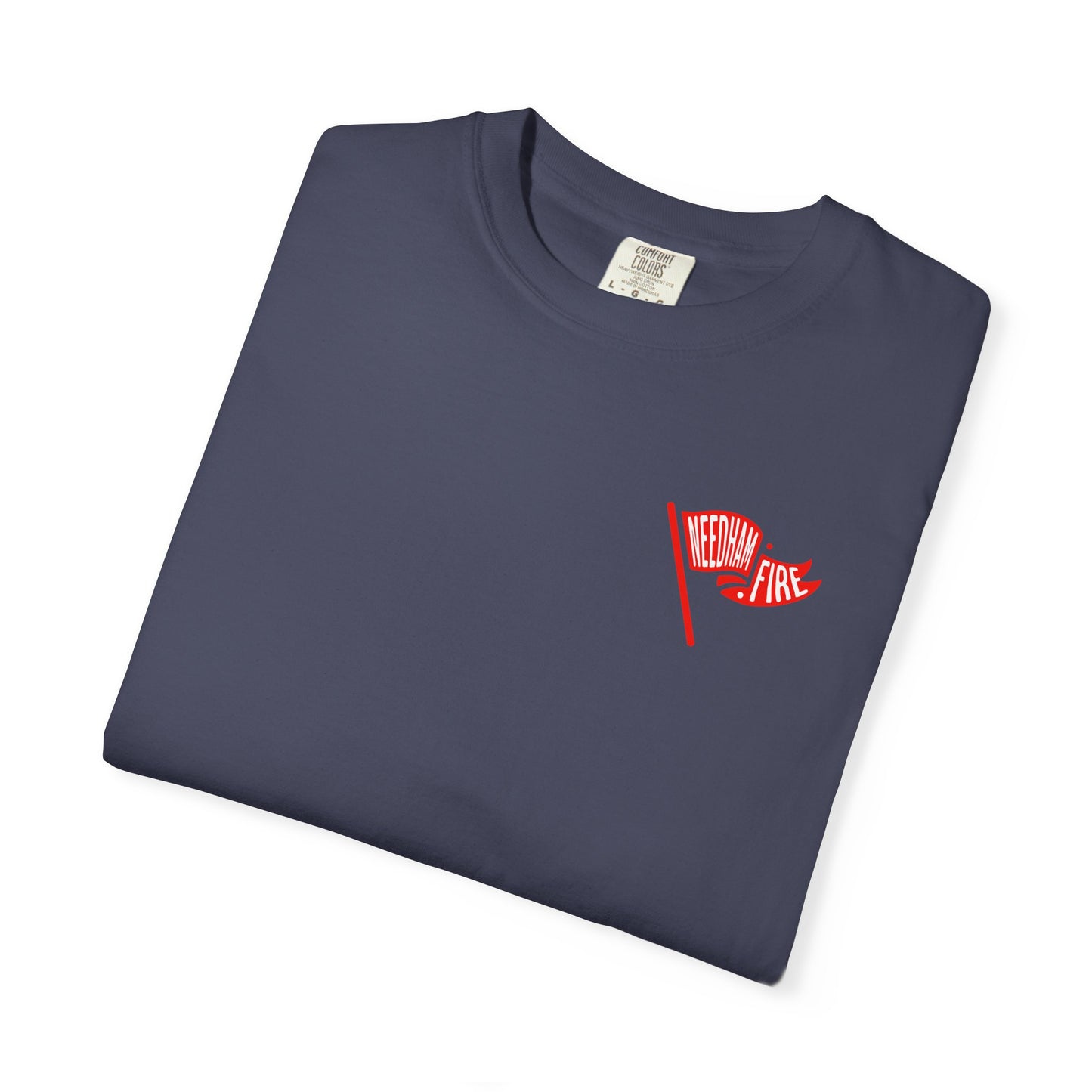 NEEDHAM FIRE FLAG T-SHIRT