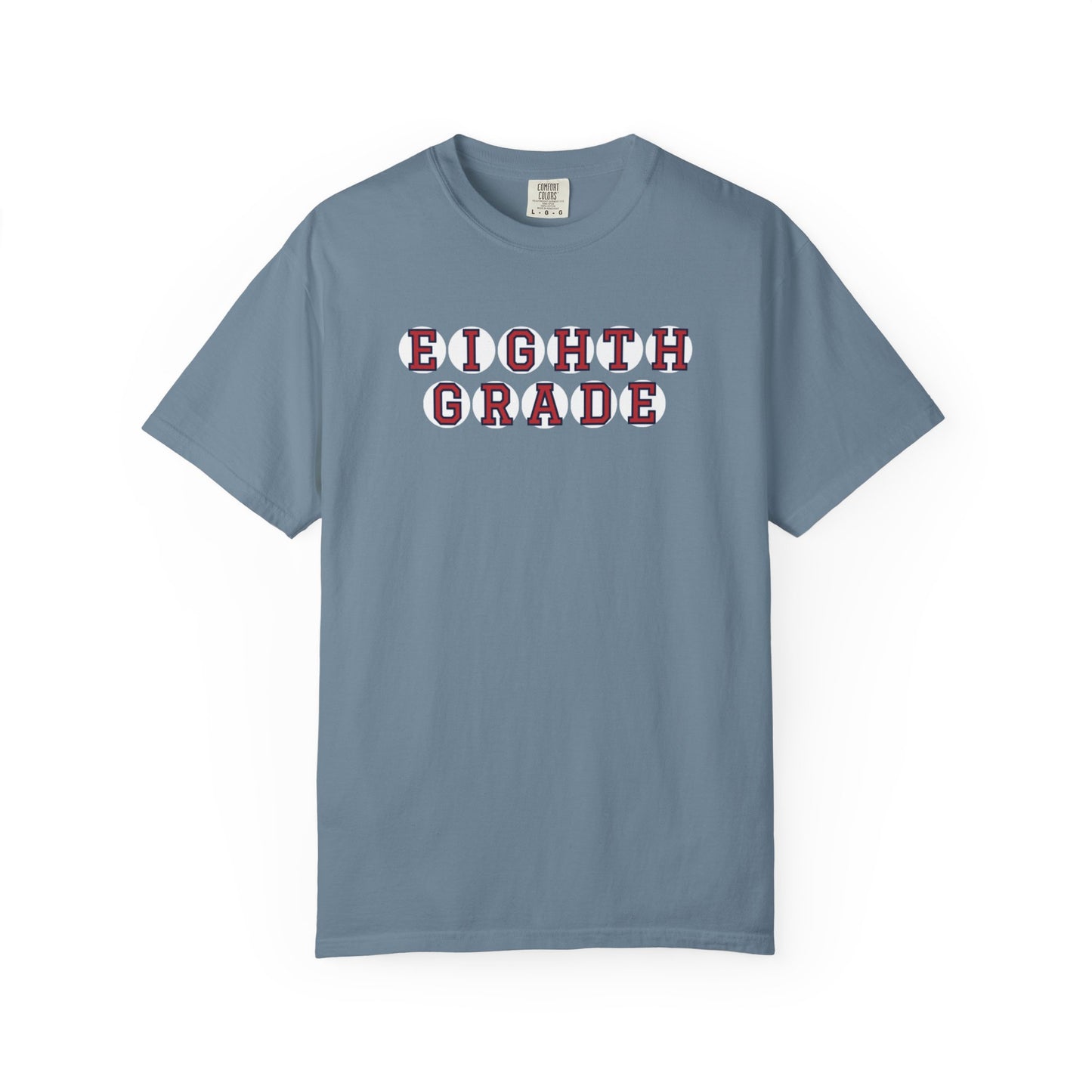 EIGHTH GRADE RED PLAYER LETTERS T-SHIRT