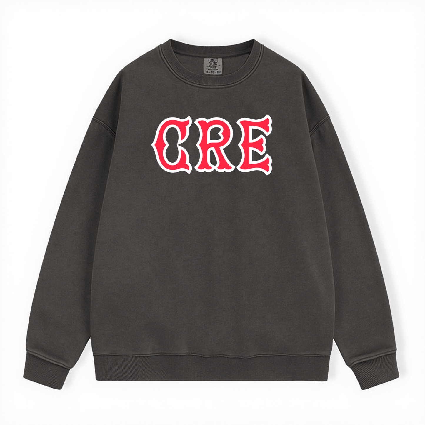 CRE SOX LETTERS CREWNECK
