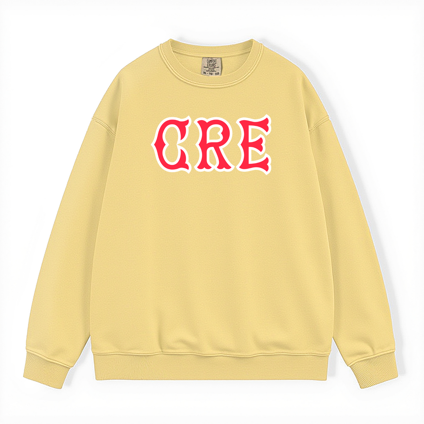 CRE SOX LETTERS CREWNECK