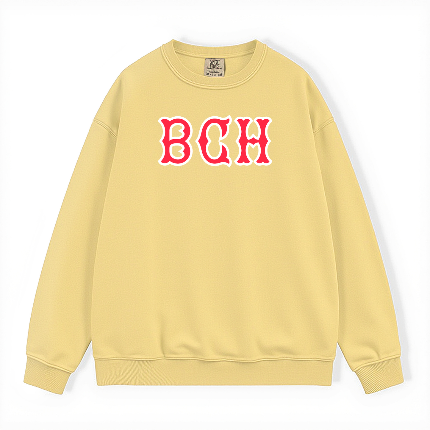 BCH SOX LETTERS CREWNECK