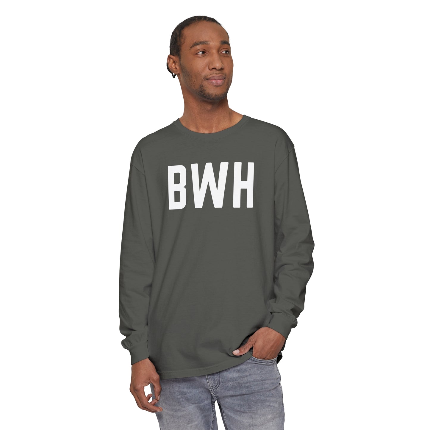 Unisex Garment-dyed Long Sleeve T-Shirt