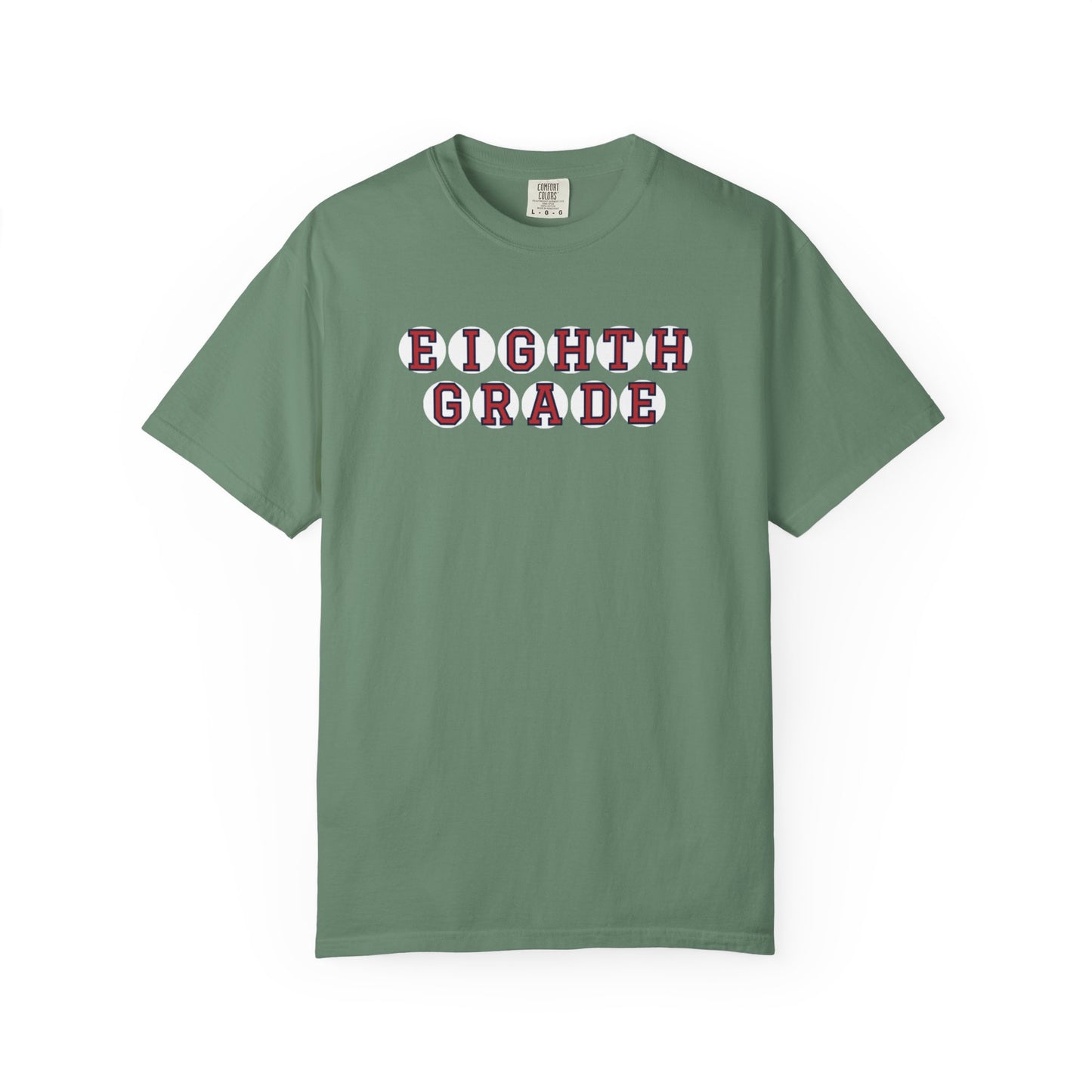 EIGHTH GRADE RED PLAYER LETTERS T-SHIRT