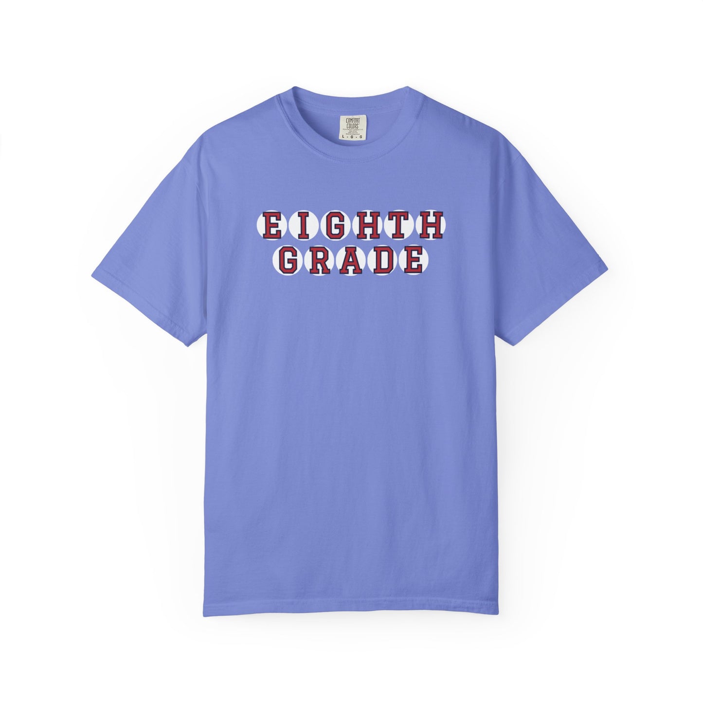 EIGHTH GRADE RED PLAYER LETTERS T-SHIRT