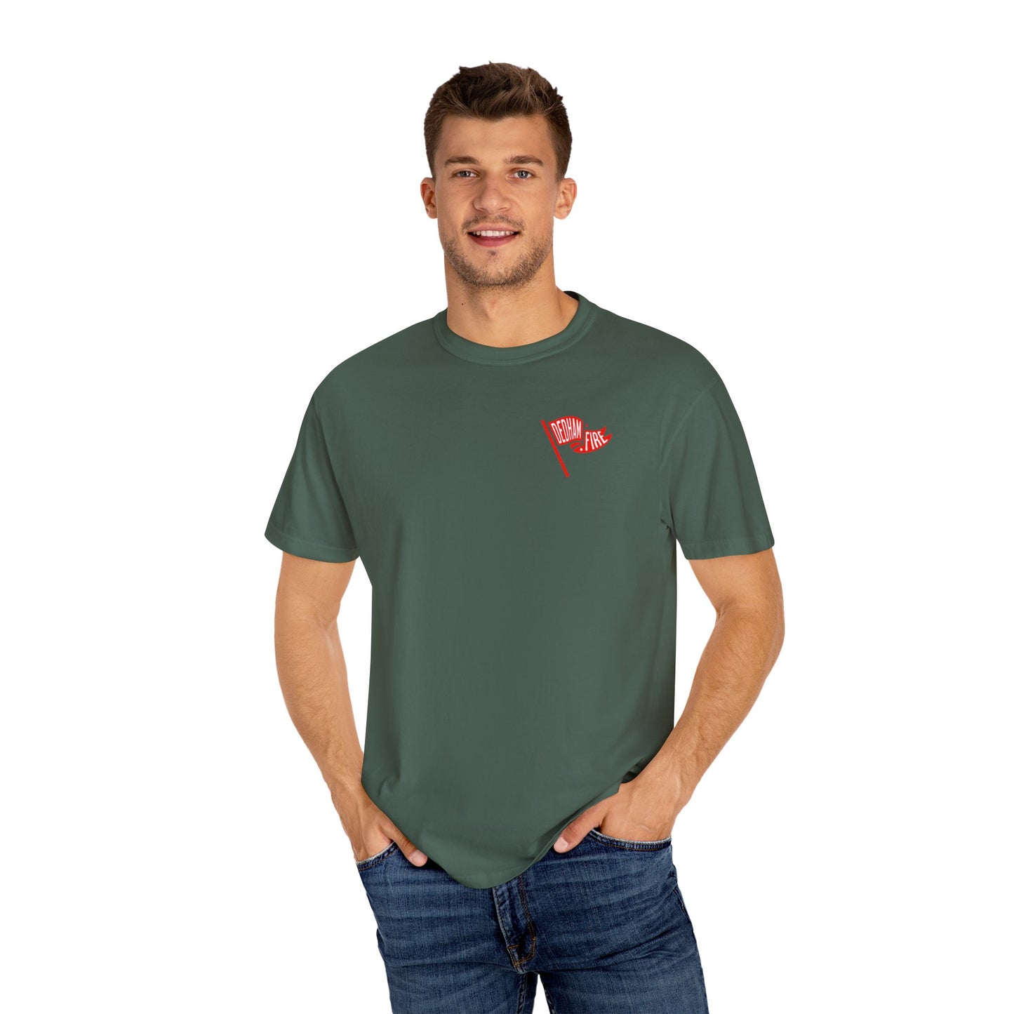 DEDHAM FIRE FLAG T-SHIRT