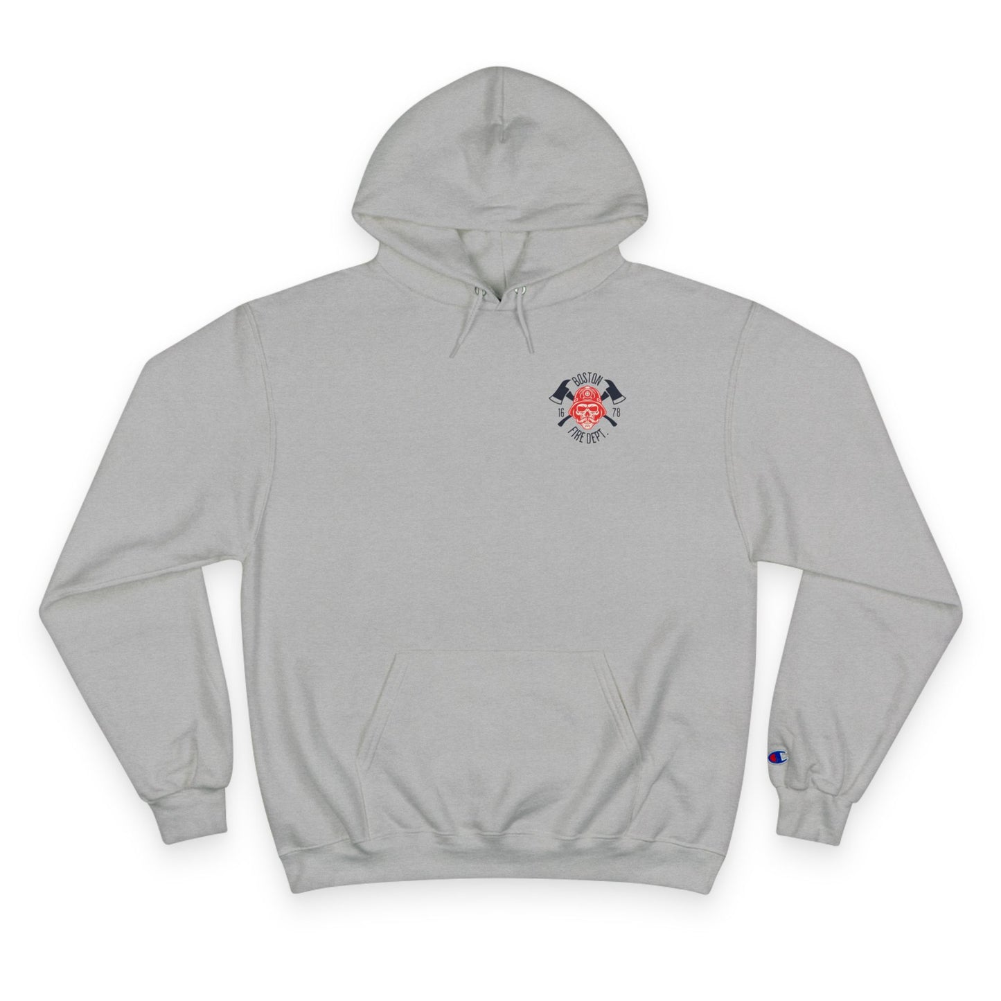BOSTON FIRE SKULL HOODIE