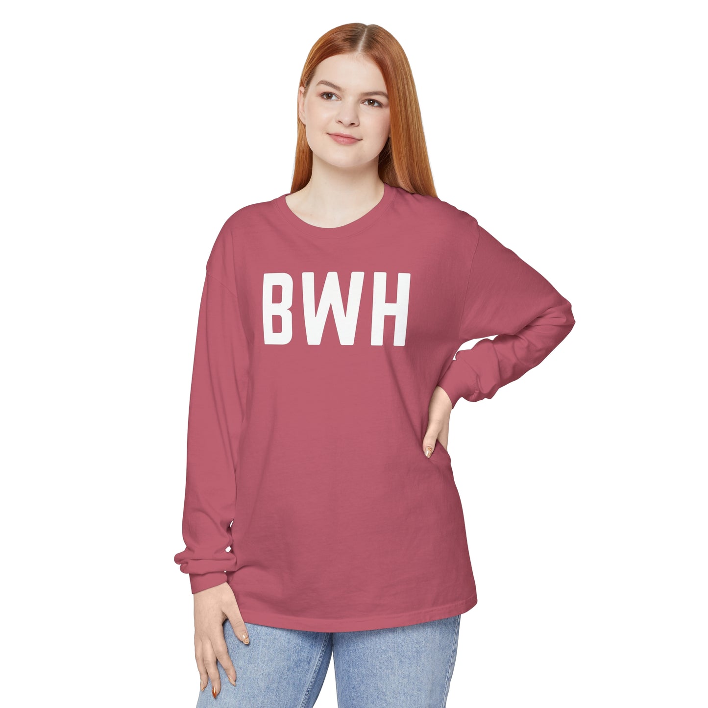 Unisex Garment-dyed Long Sleeve T-Shirt