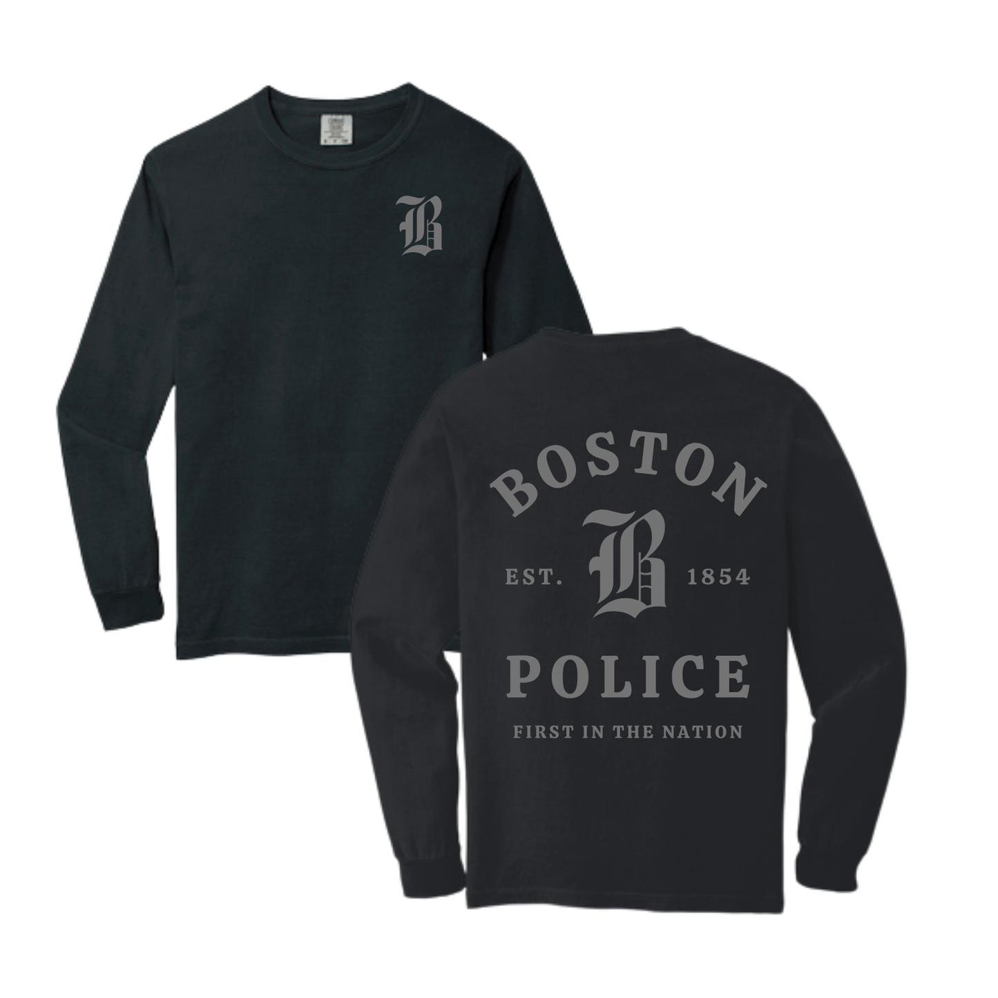 OLDE BPD LONG SLEEVE DOUBLE BLACK