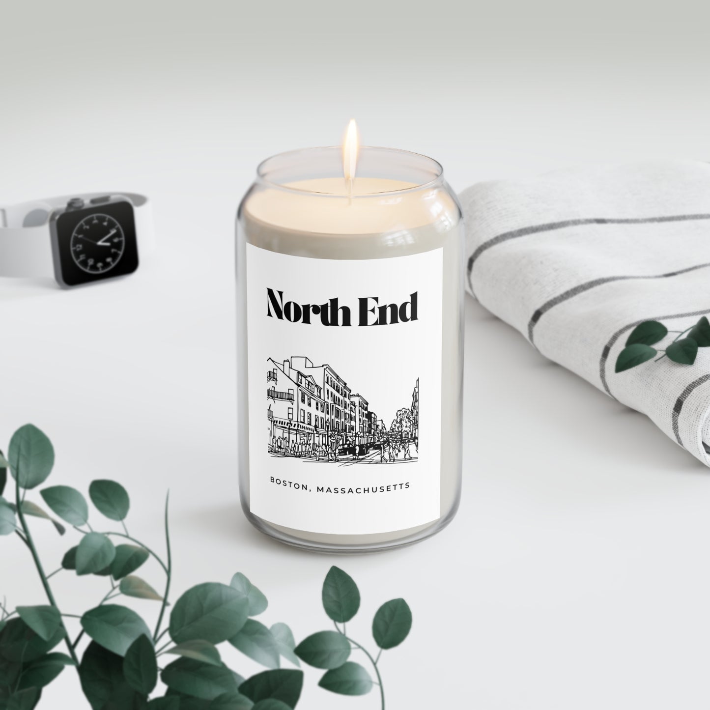 North End #3 Scented Soy Candle