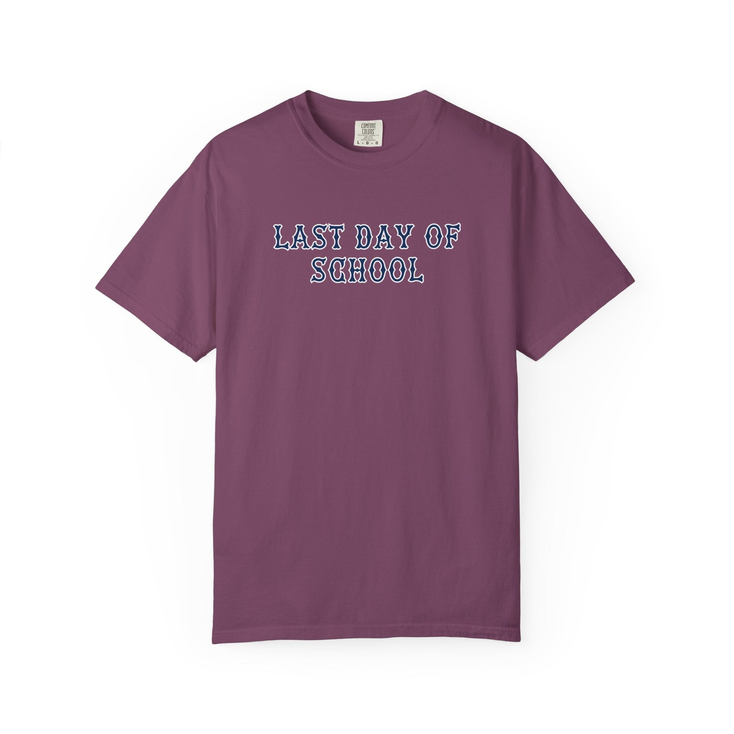 NAVY FENWAY LAST DAY OF SCHOOL TEE