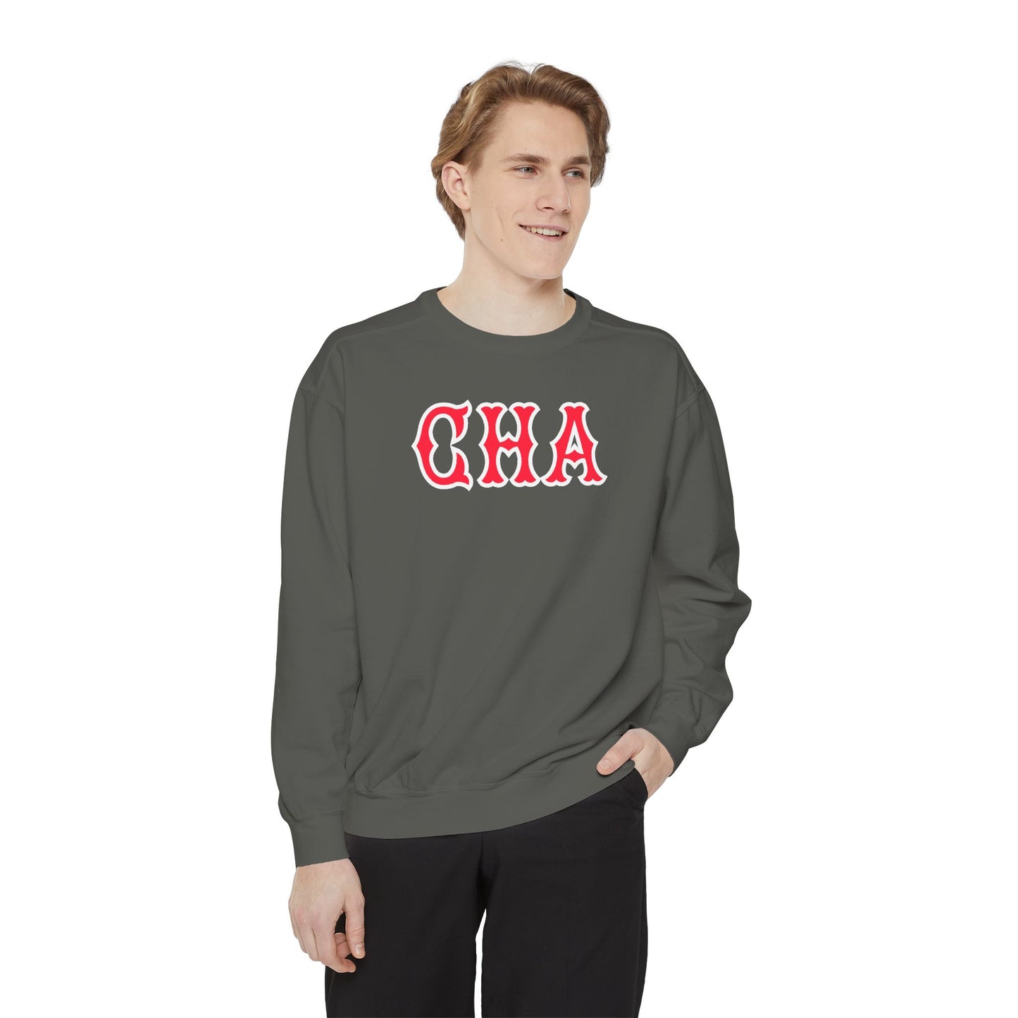 CHA SOX LETTERS CREWNECK