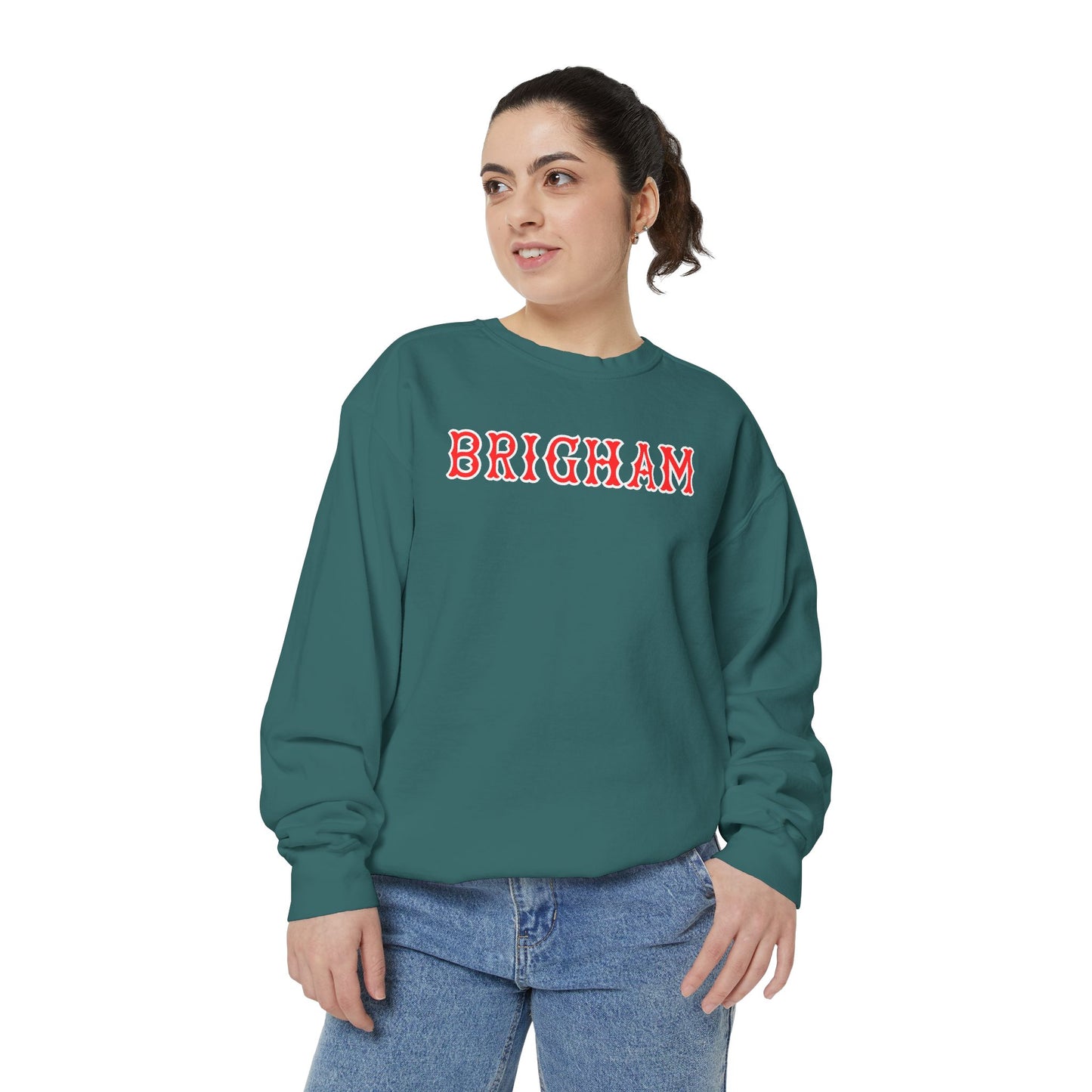 BRIGHAM SOX LETTERS CREWNECK