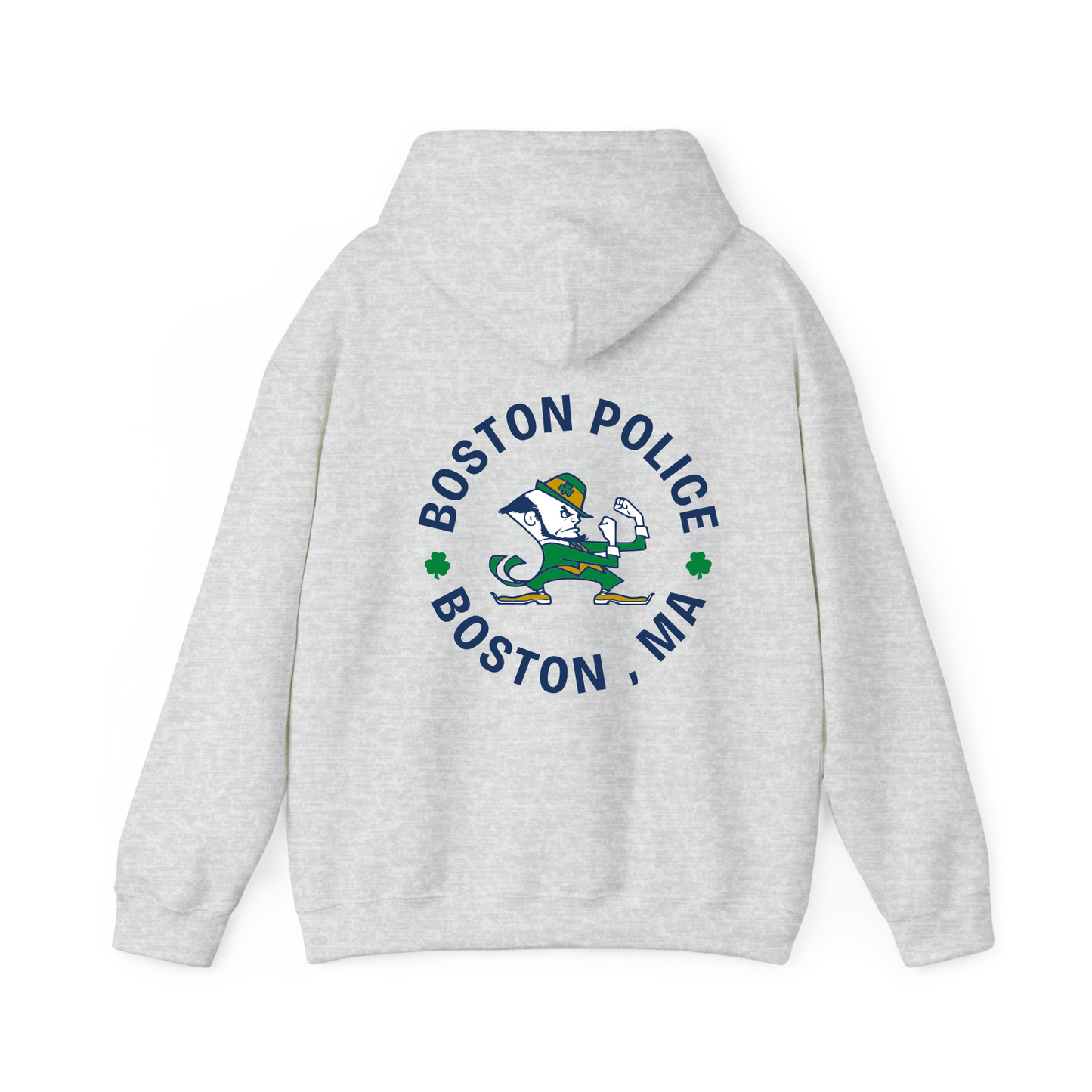 LIGHT GREY B FRONT BPD HOODIE