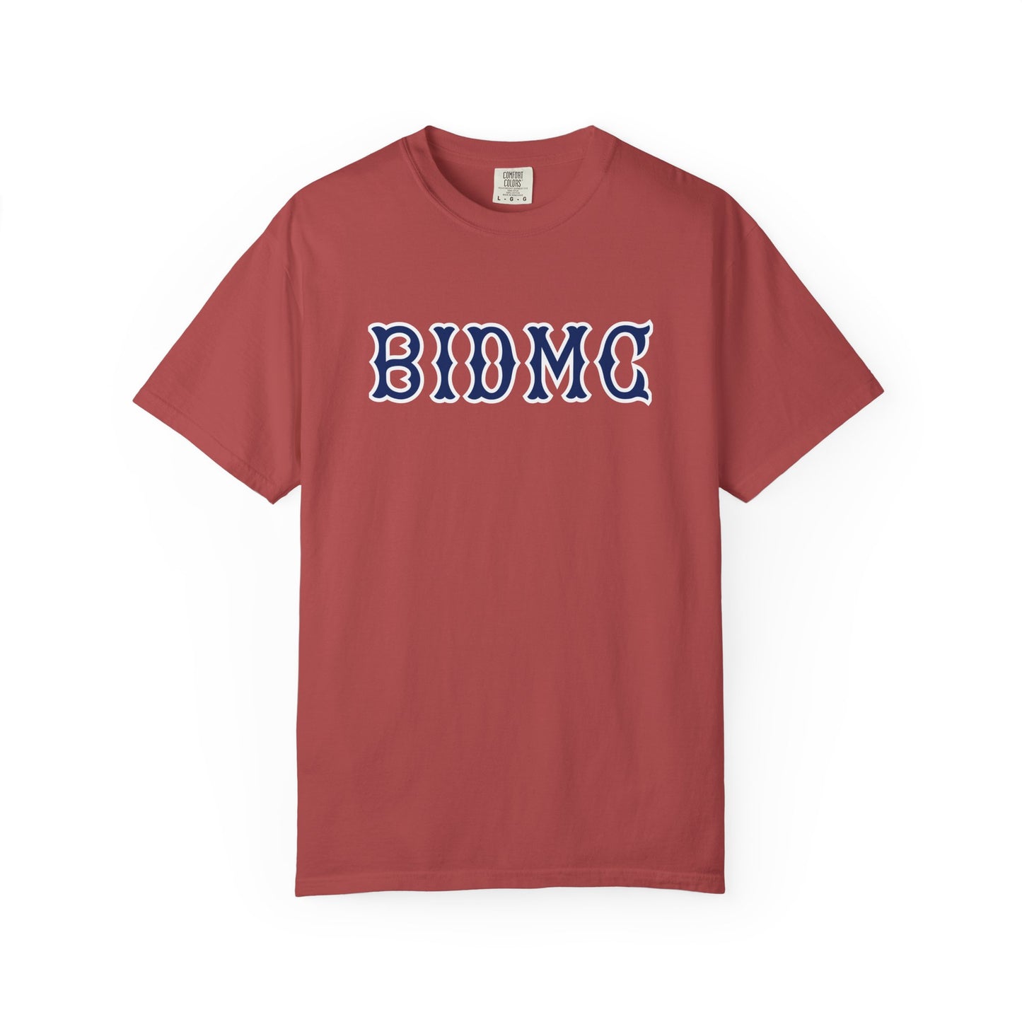 BIDMC NAVY SOX LETTERS TEE