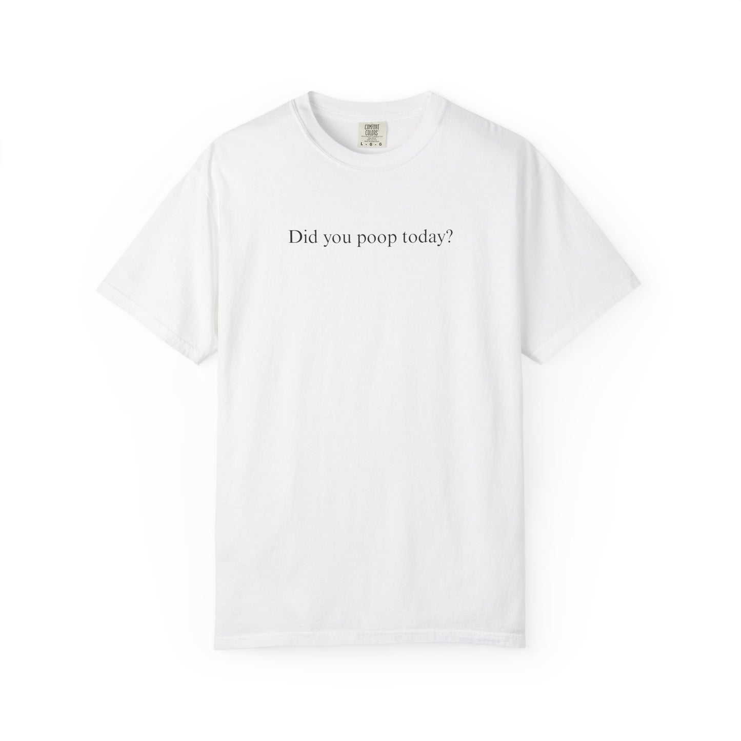 DID YOU POOP TODAY? COMFORT COLORS T-SHIRT