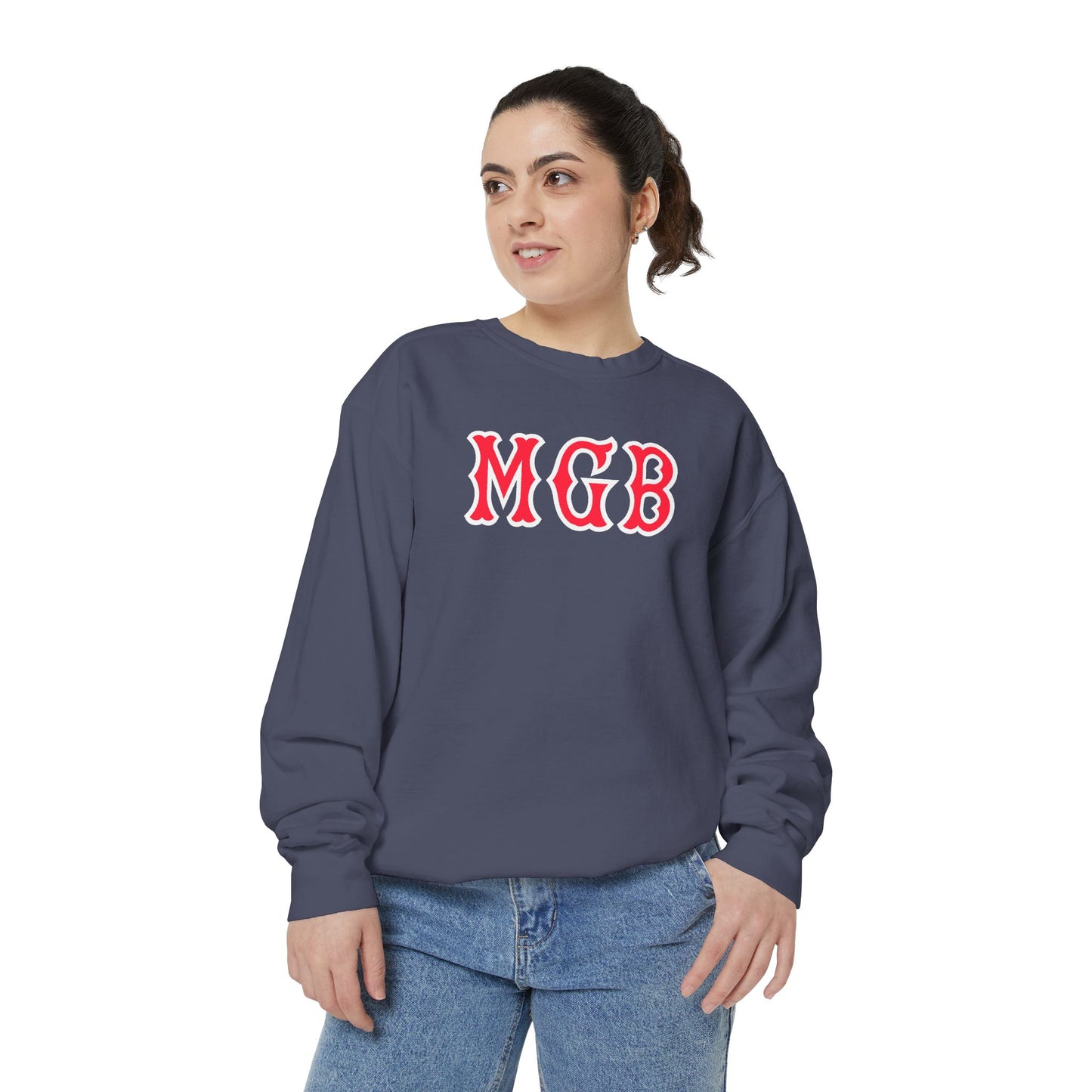 MGB SOX LETTERS CREWNECK