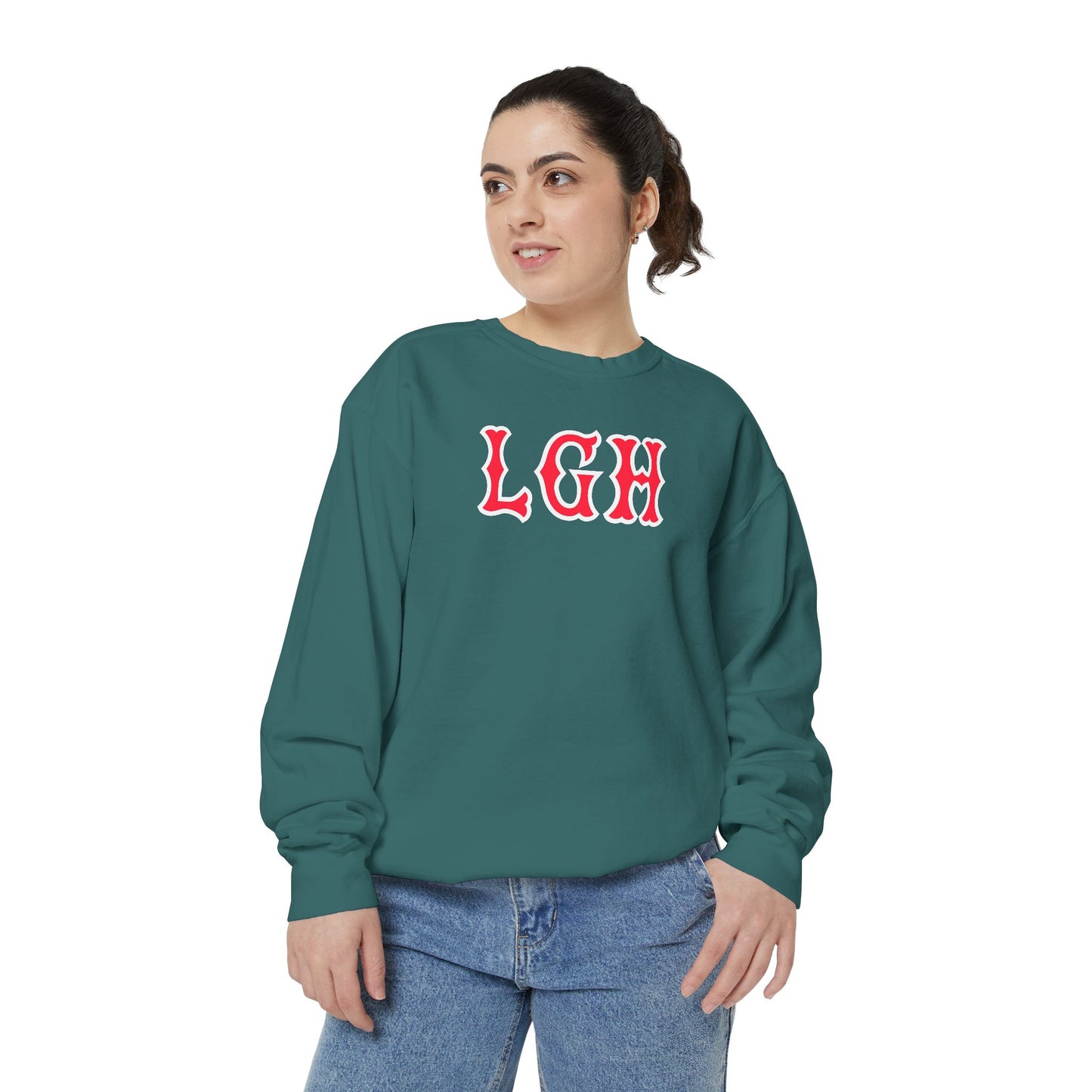 LGH SOX LETTERS CREWNECK