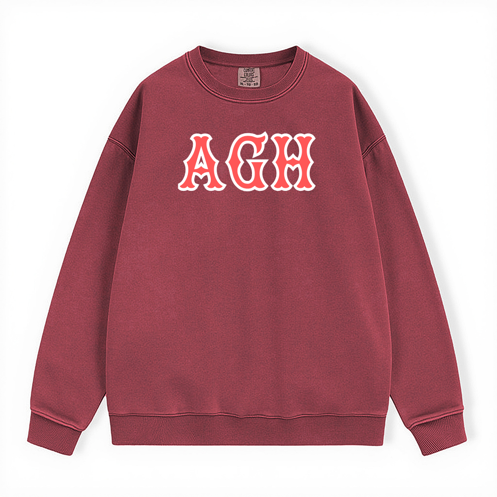 AGH SOX LETTERS CREWNECK