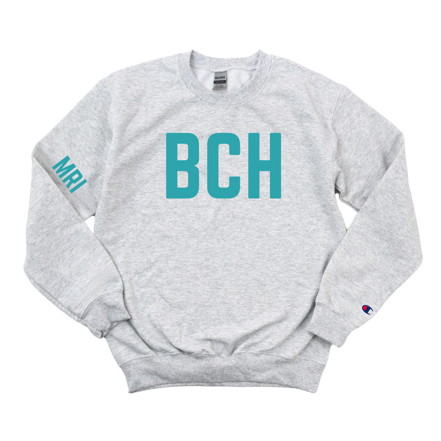 TEAL BCH - MRI CHAMPION CREWNECK GROUP ORDER ENDS 8/19