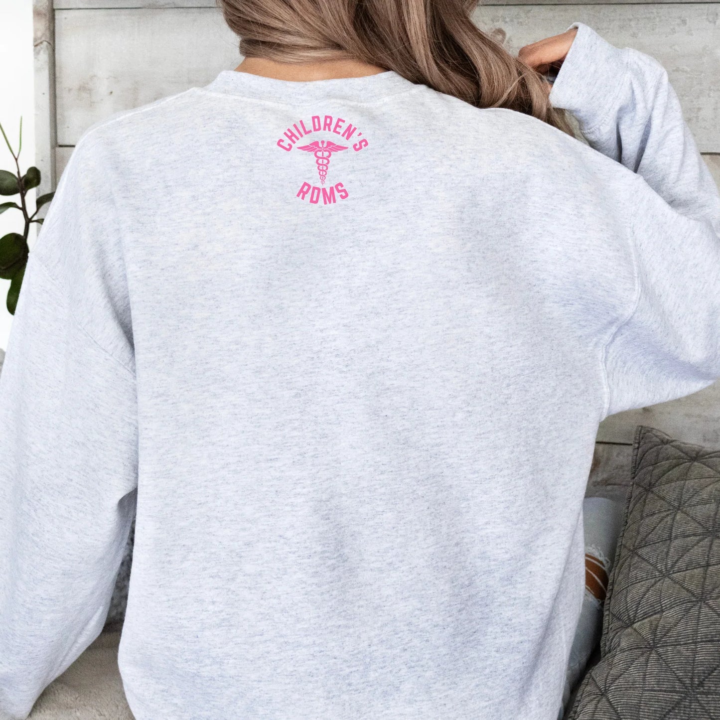 PINK BCH ULTRASOUND CHAMPION CREWNECK