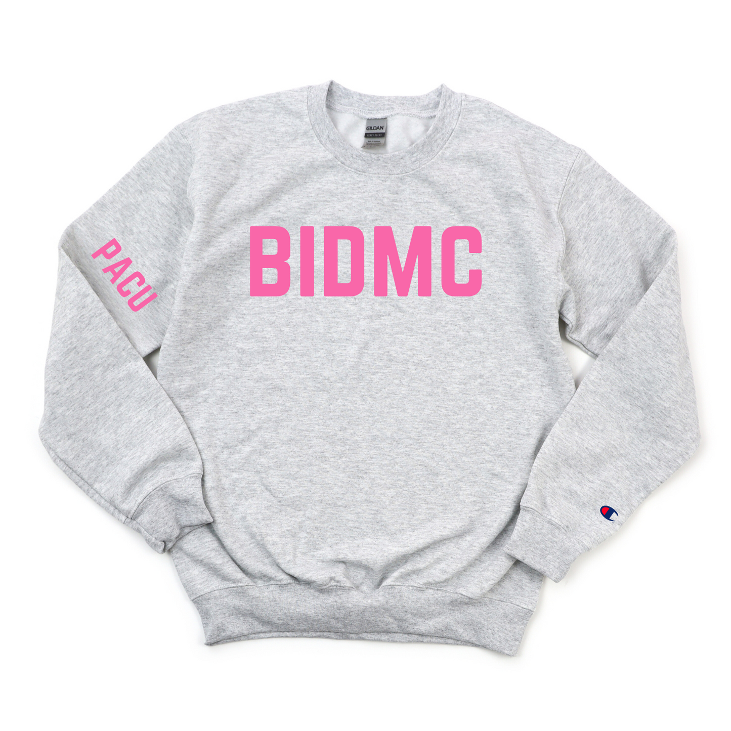 PINK BIDMC PACU CHAMPION CREWNECK - CLEARANCE