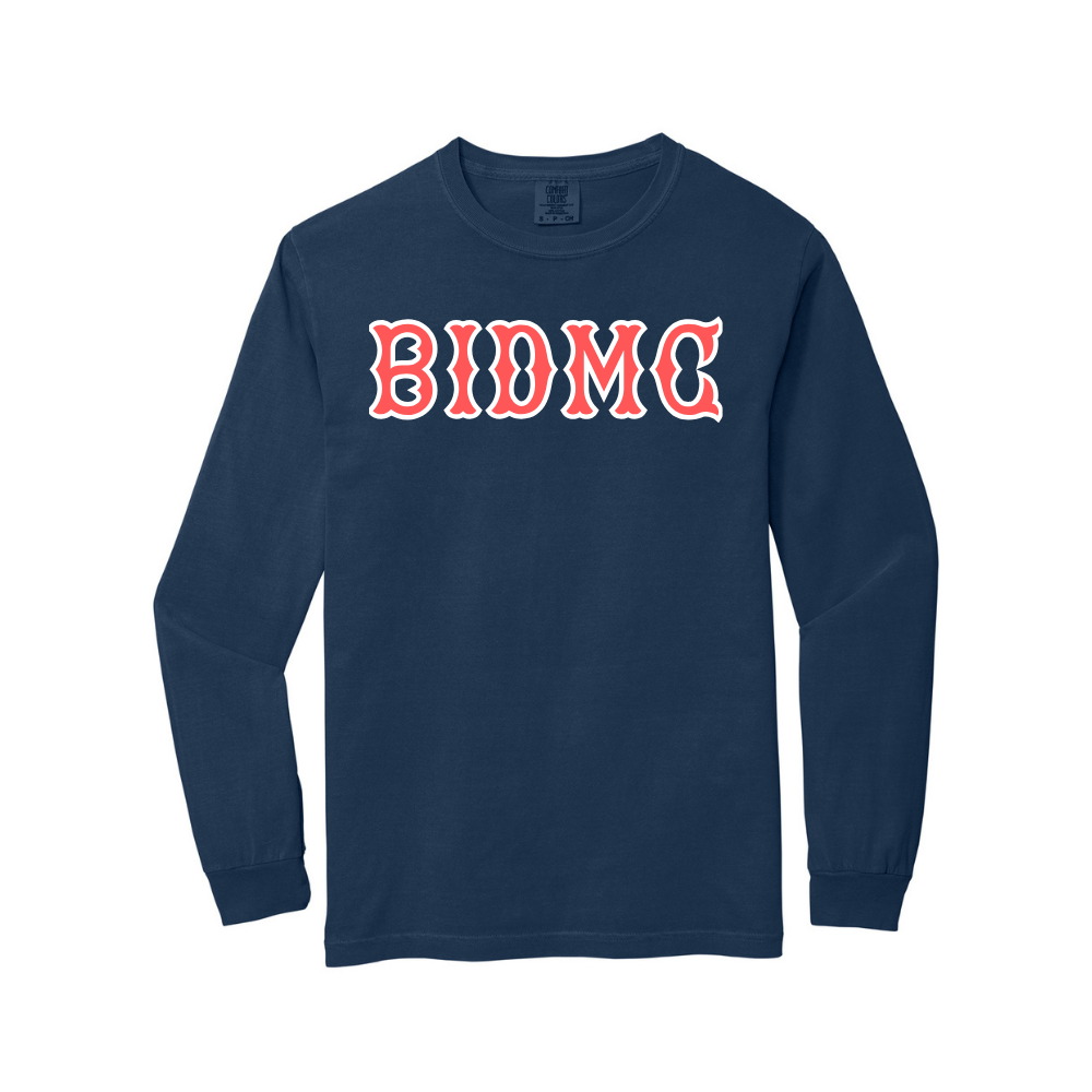 BIDMC SOX LETTERS LONG SLEEVE