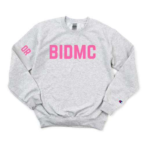 PINK BIDMC OR CHAMPION CREWNECK