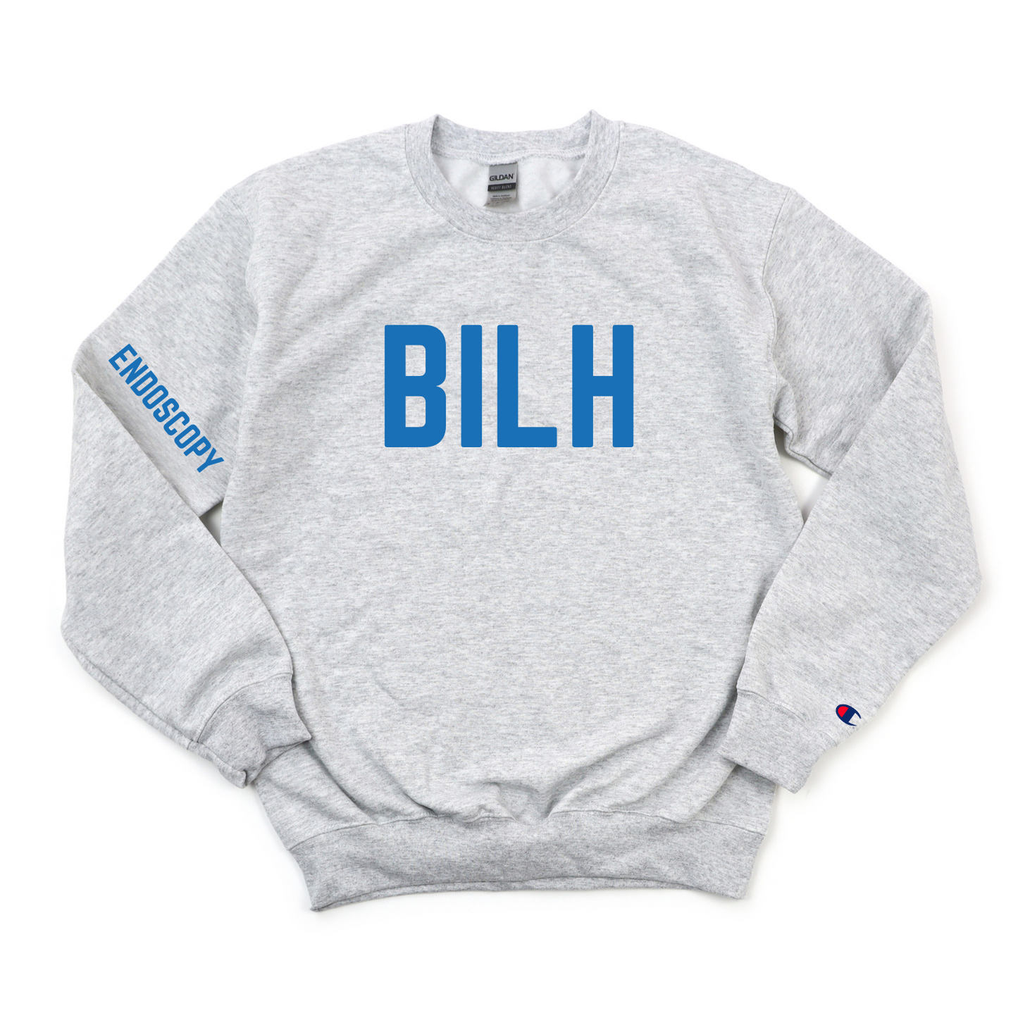 ROYAL BLUE BILH RN ENDOSCOPY CHAMPION CREWNECK