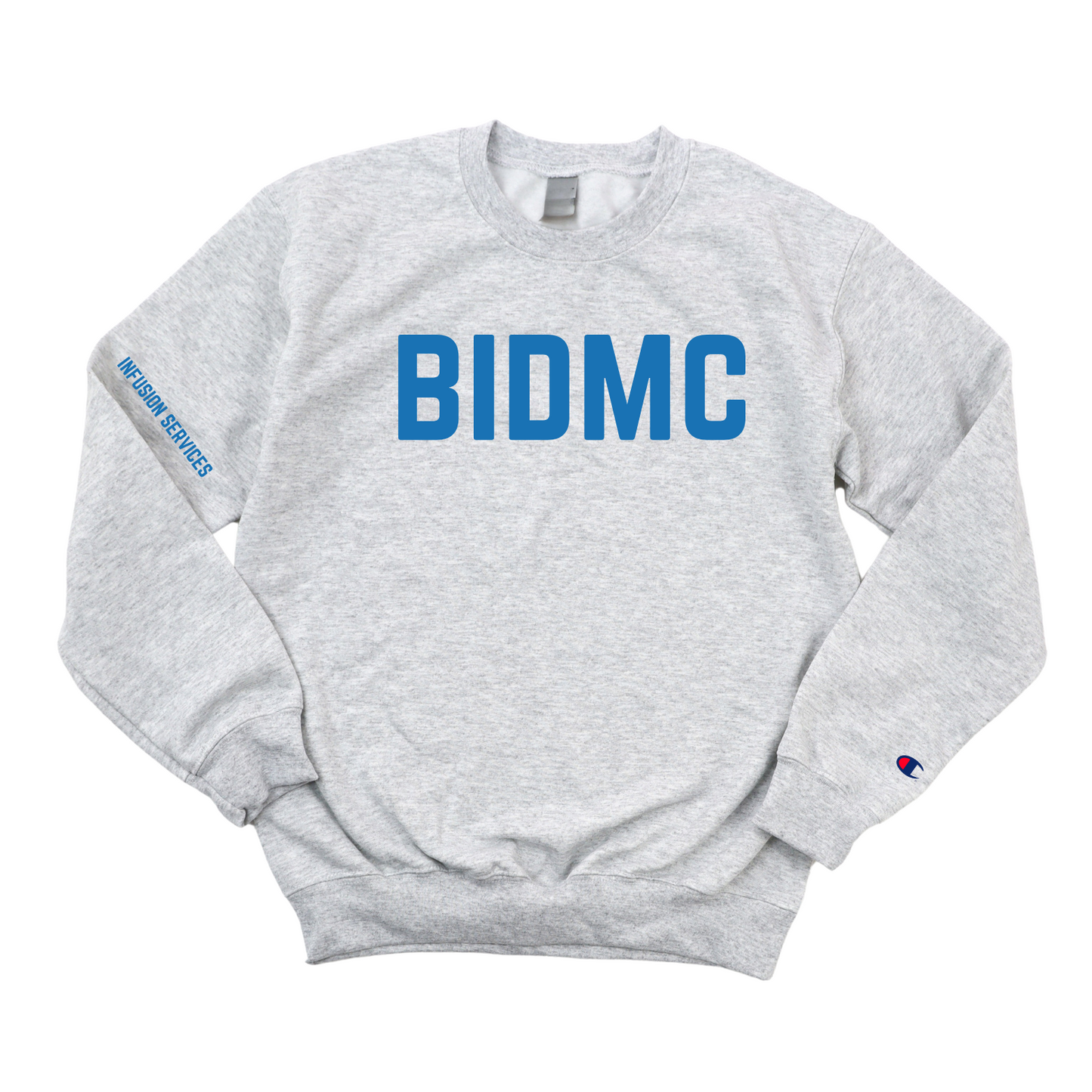 ROYAL BLUE BIDMC - INFUSION SERVICES CHAMPION CREWNECK - CLEARANCE