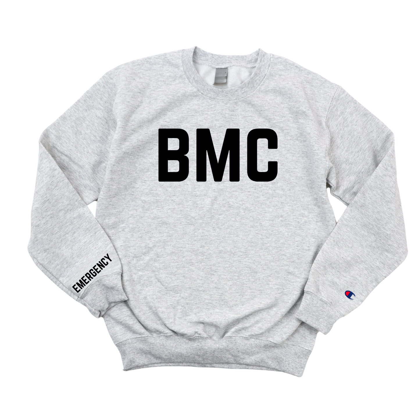 BLACK BMC EMERGENCY CHAMPION CREWNECK BLACK