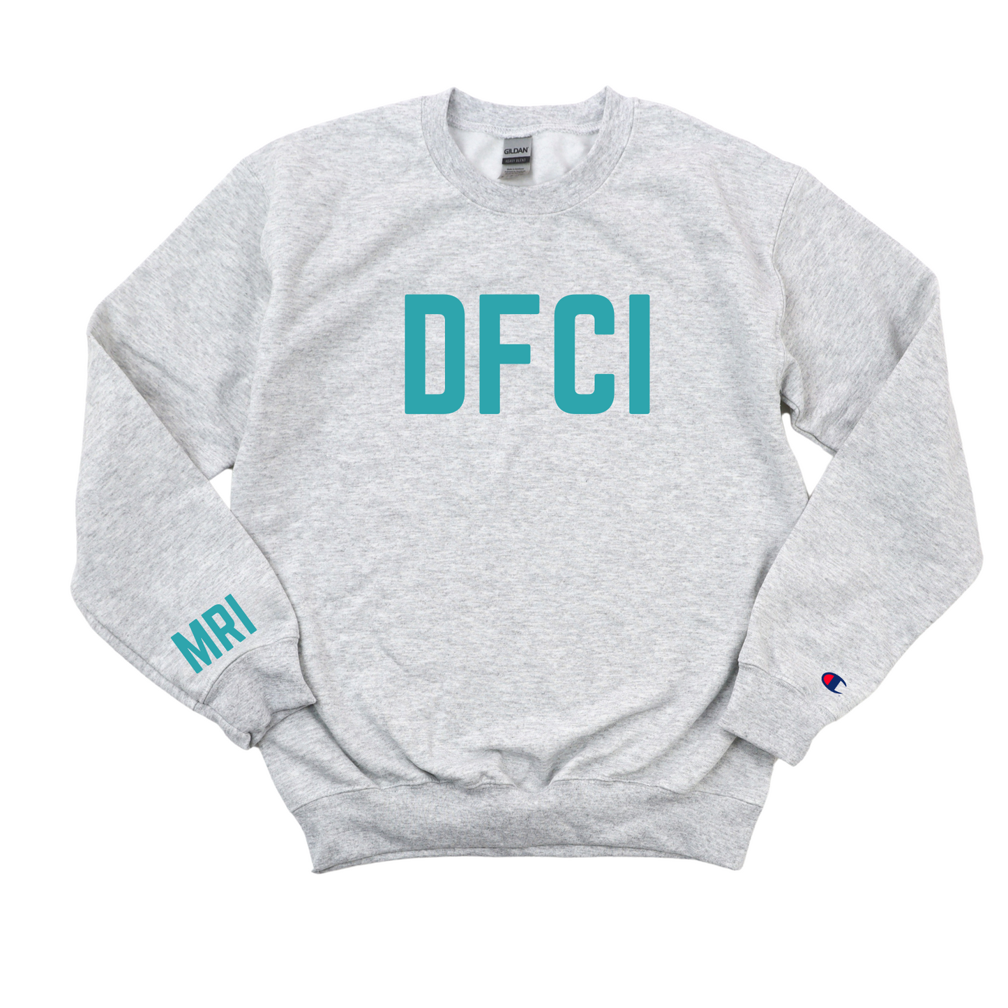 TEAL DFCI IMAGING - MRI CHAMPION CREWNECK