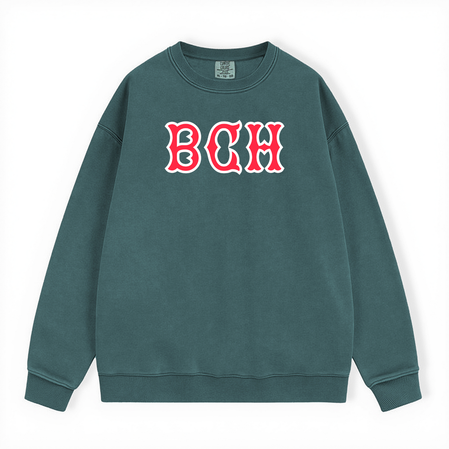 BCH SOX LETTERS CREWNECK
