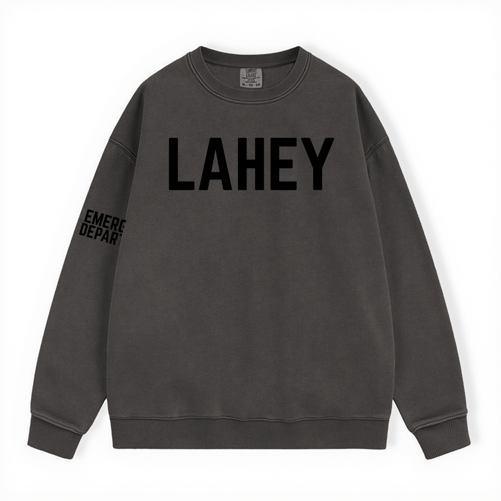 LAHEY EMERGENCY DEPARTMENT COMFORT COLORS CREWNECK