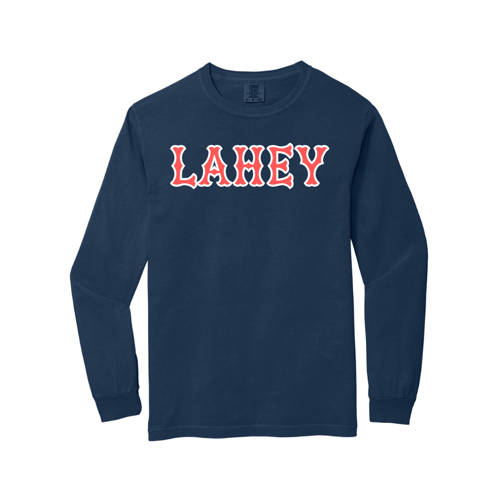 LAHEY SOX LETTERS LONG SLEEVE