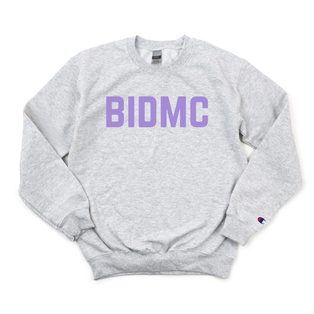 LILAC BIDMC CHAMPION CREWNECK