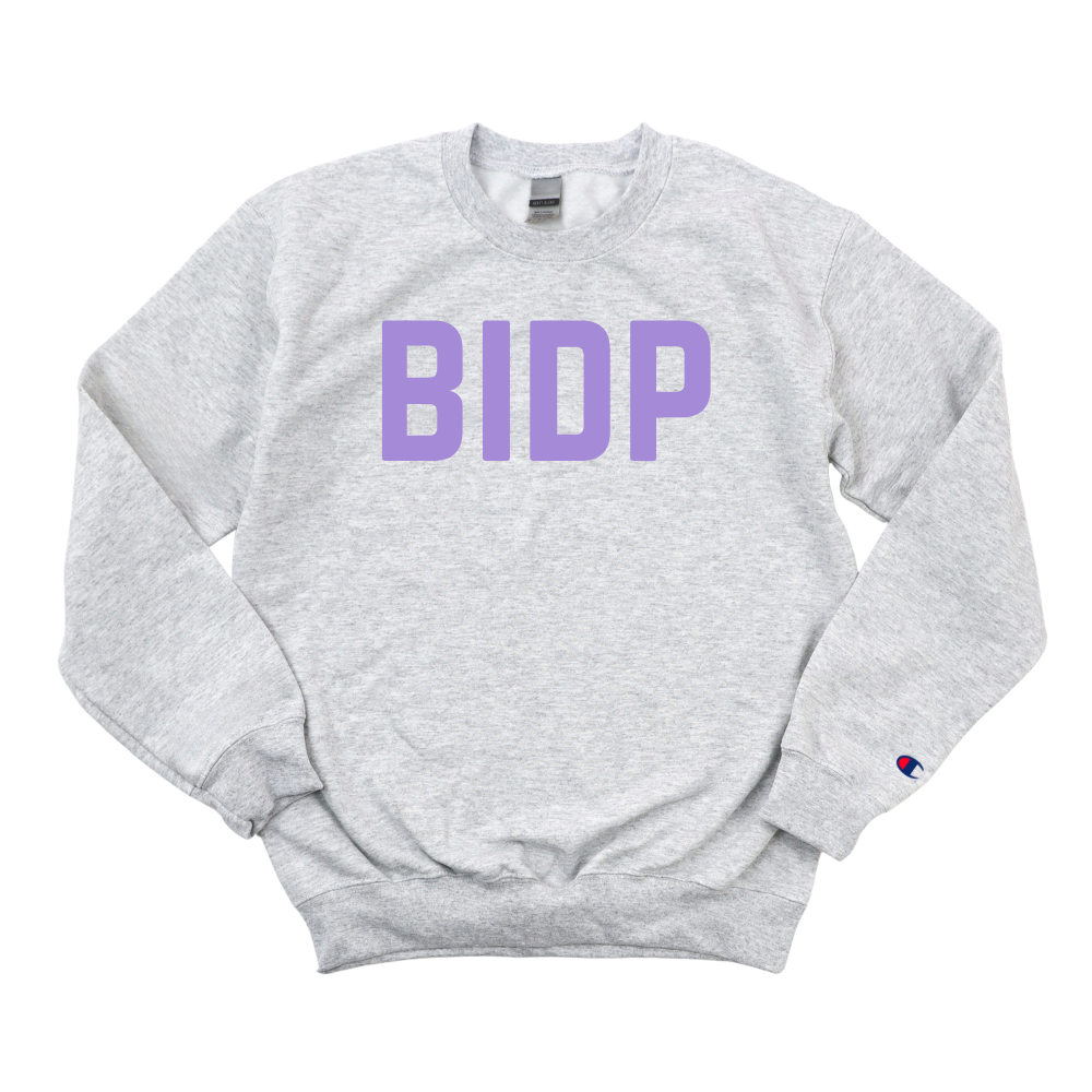 LILAC BIDP CHAMPION CREWNECK