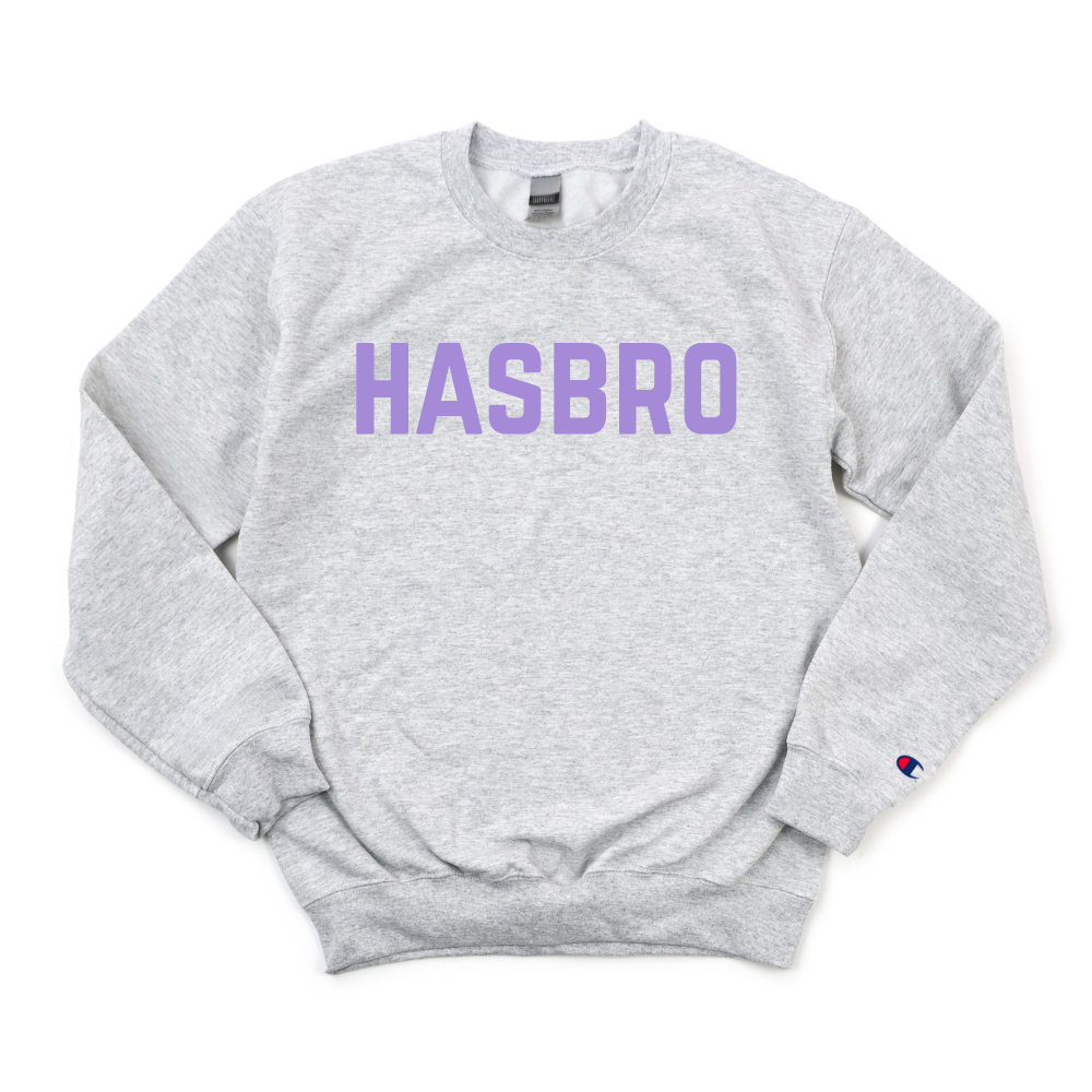 LILAC HASBRO CHAMPION CREWNECK