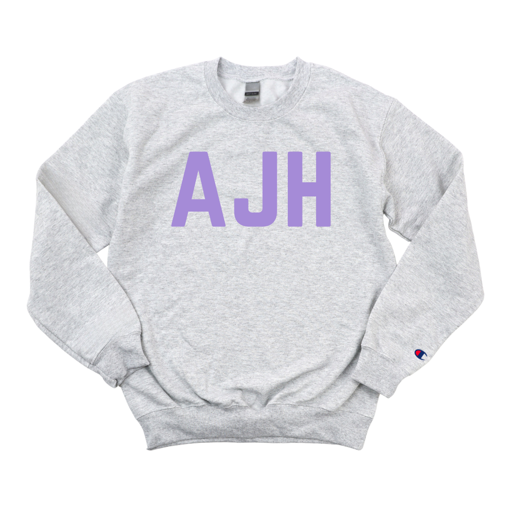 LILAC AJH CHAMPION CREWNECK