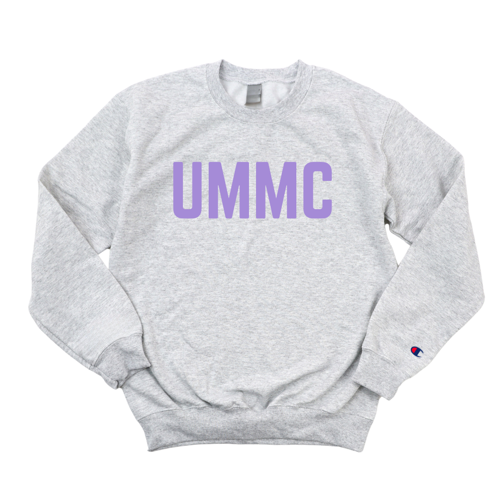 LILAC UMMC CHAMPION CREWNECK