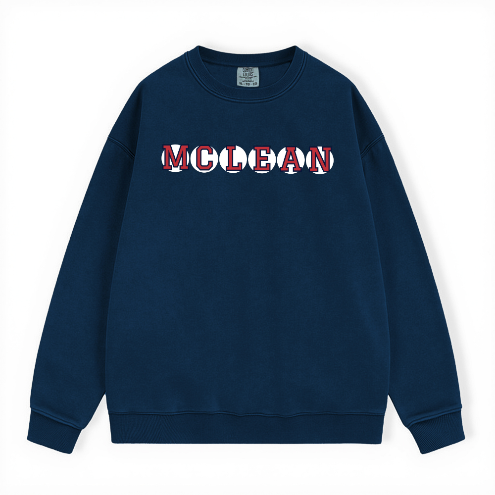 MCLEAN RETIRED SOX LETTER CREWNECK