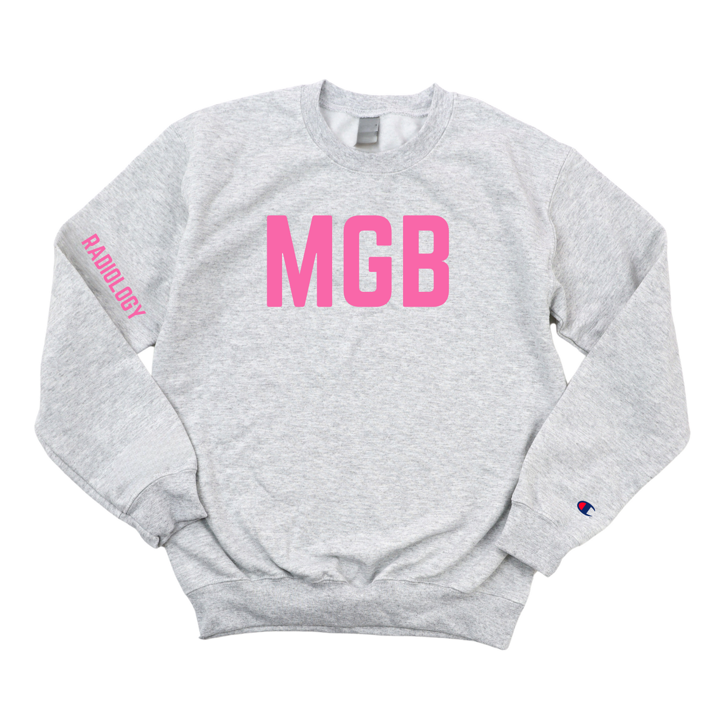 PINK MGB RADIOLOGY CHAMPION CREWNECK