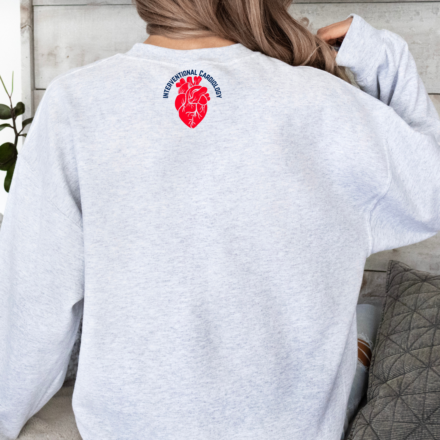 NAVY MGH ELLISON 11 INTERV CARDIOLOGY HEART BACK CHAMPION CREWNECK