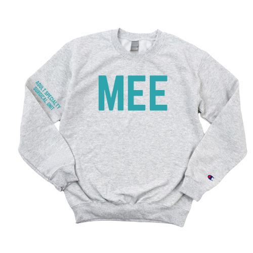 TEAL MEE ADULT SURGERY CHAMPION CREWNECK