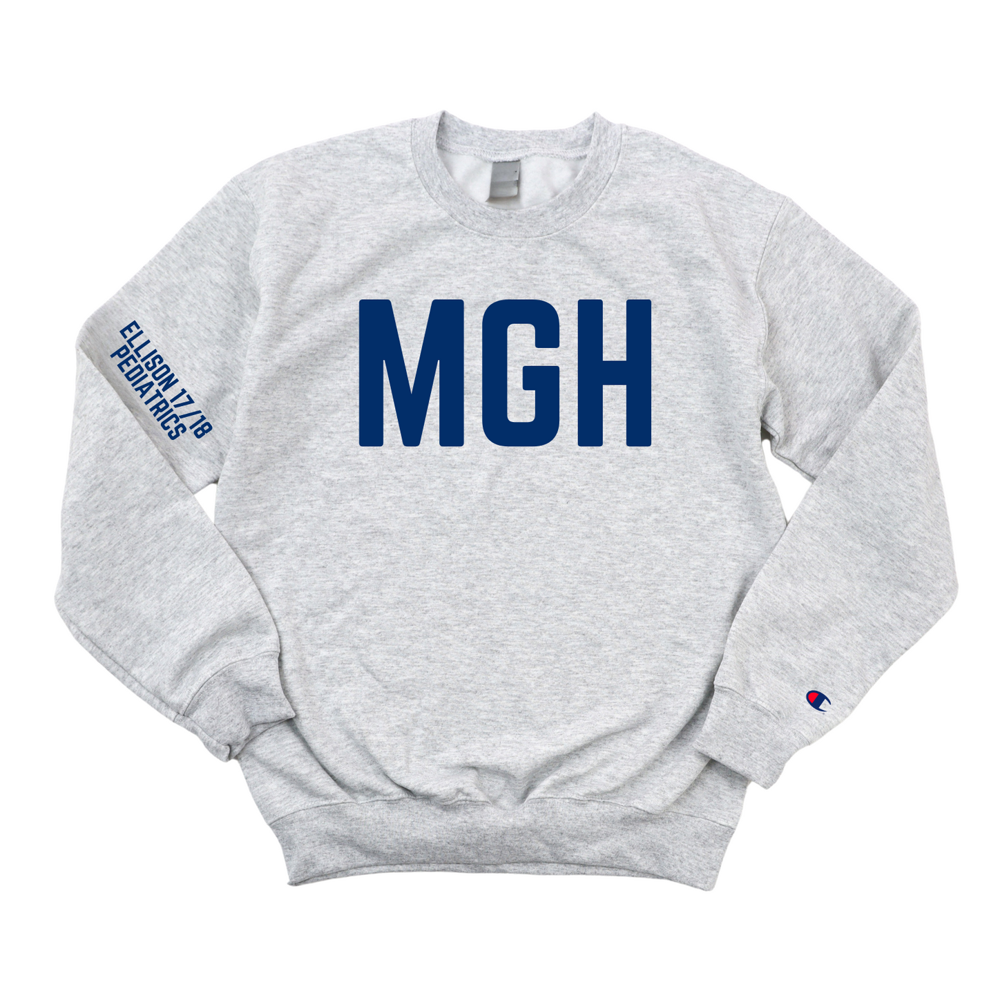 NAVY MGH ELLISON 17/18 PEDIATRICS CHAMPION CREWNECK