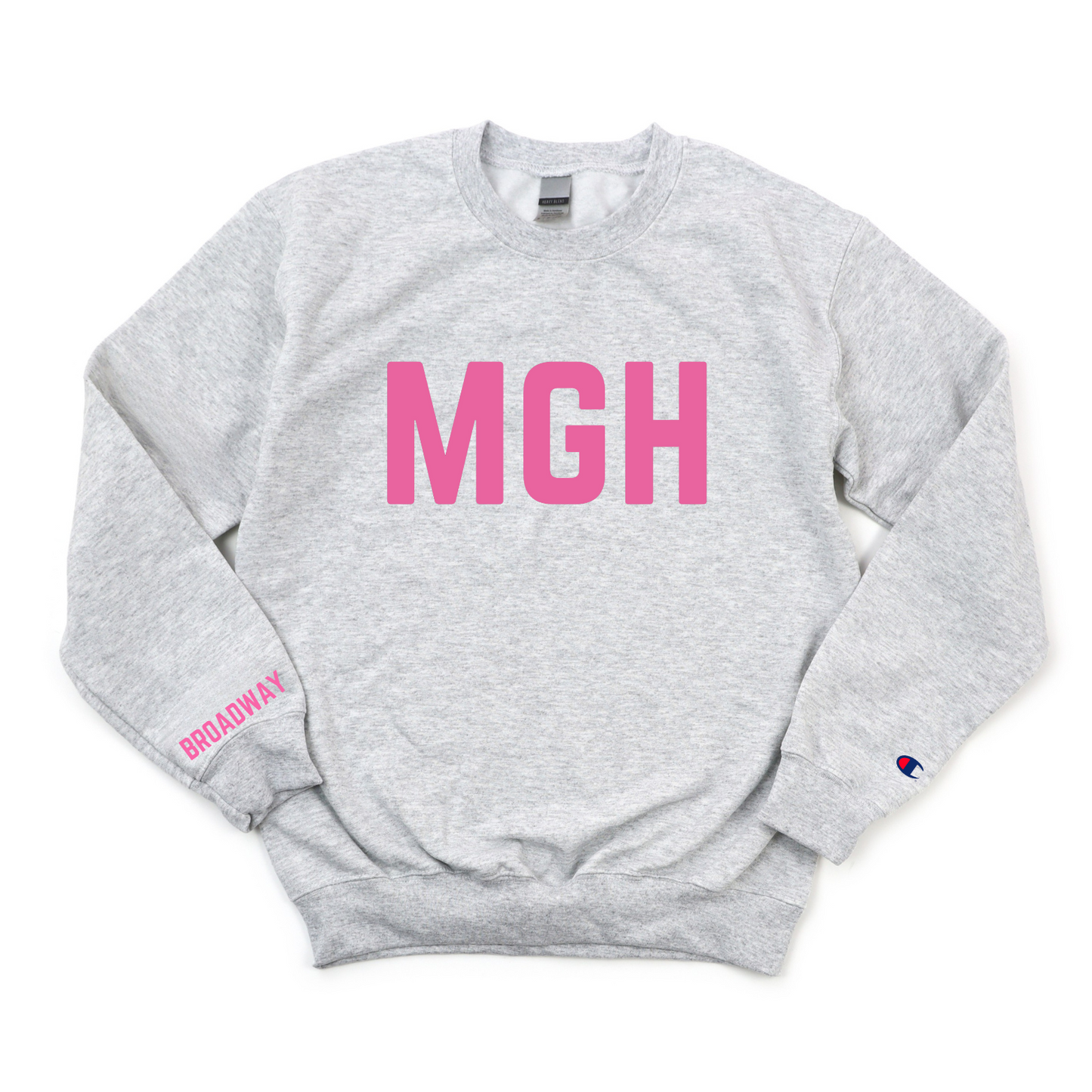 PINK MGH BROADWAY CHAMPION CREWNECK