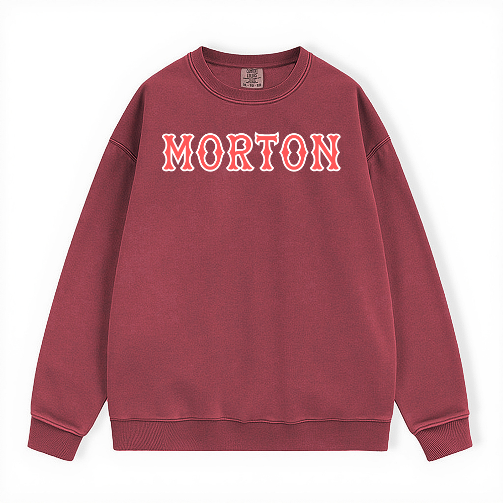 MORTON SOX LETTERS CREWNECK