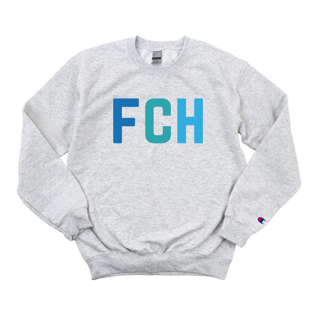 MULTICOLOR BLUE FCH CHAMPION CREWNECK